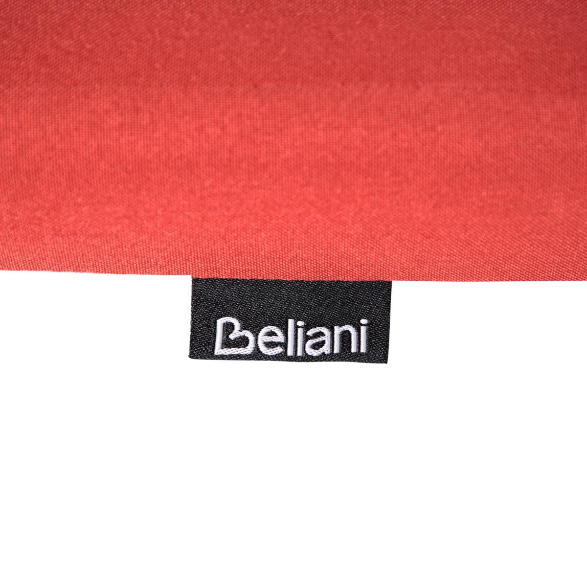 GARTENSTUHLKISSEN Rot 46/46 cm Sassari Premium - Rot, Textil (46/5/46cm) - Beliani