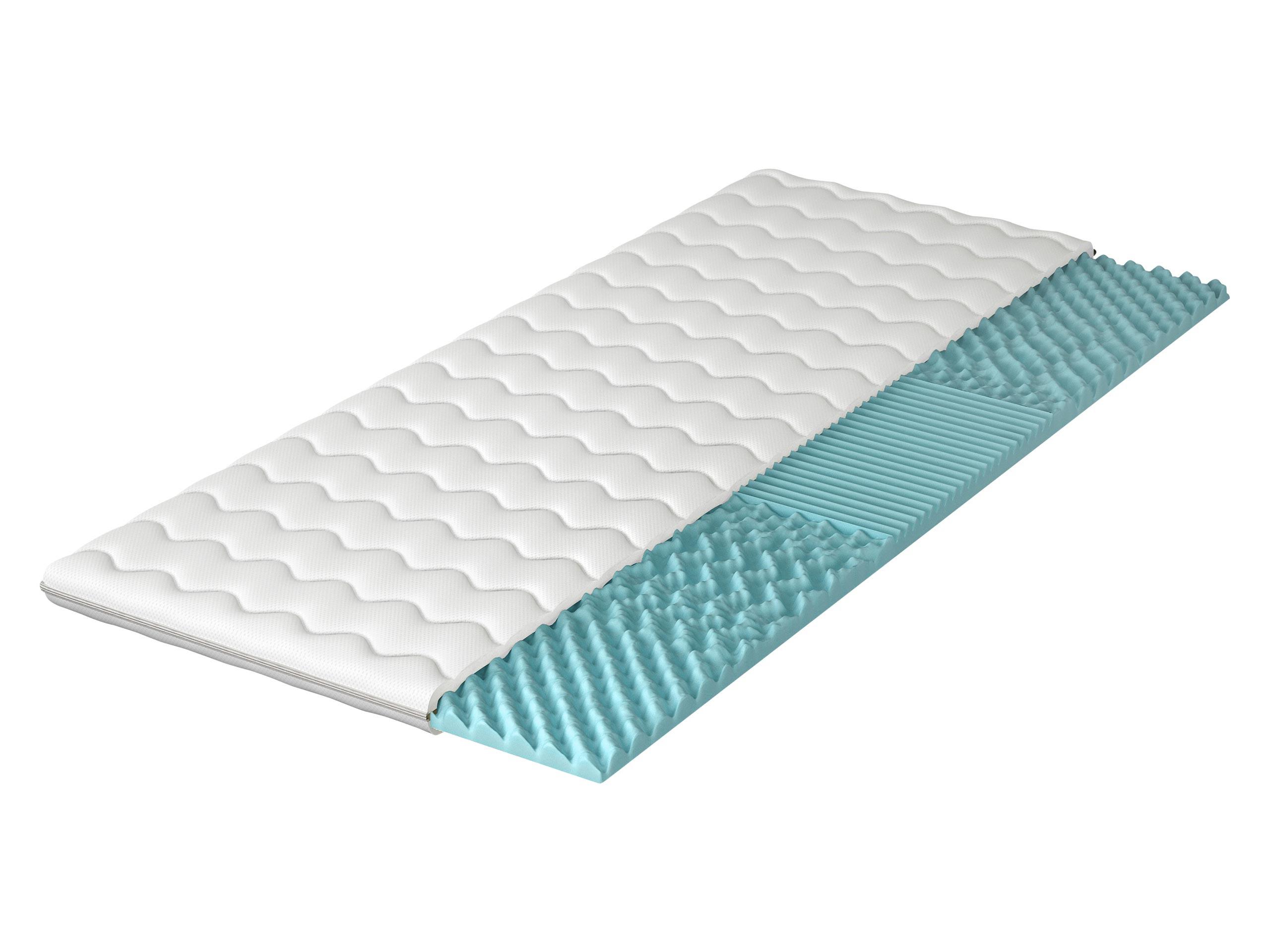 TOPPER Profil 5 cm - Weiß, Textil (200/200cm) - MIRJAN24