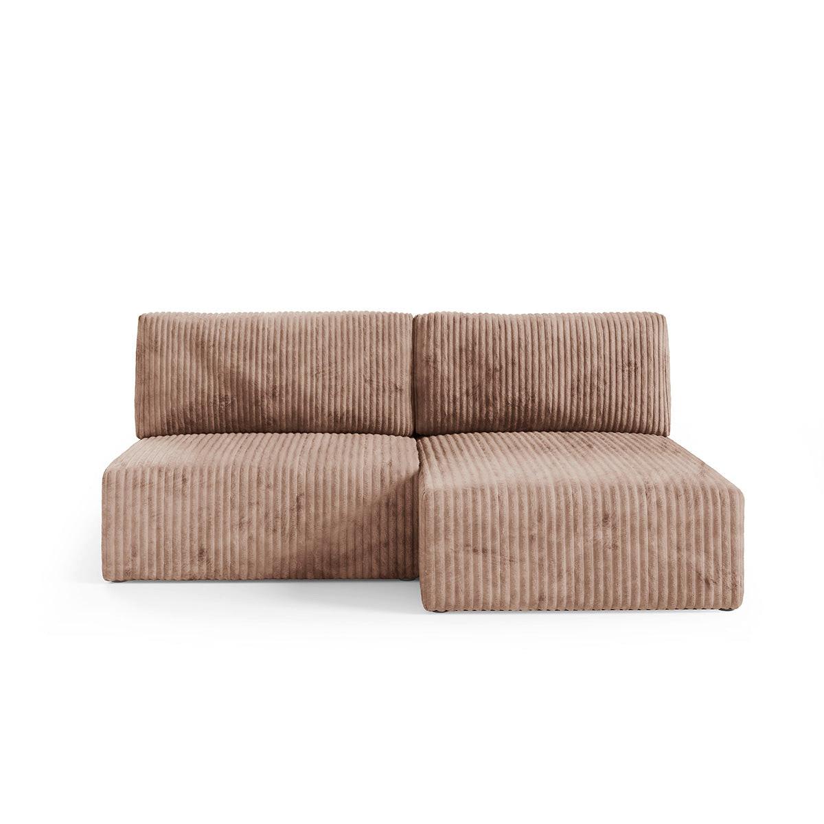 ECKSOFA Angela 3 Sitzplätze Hellbraun - Braun, Holz (210/149cm) - Petits-meubles