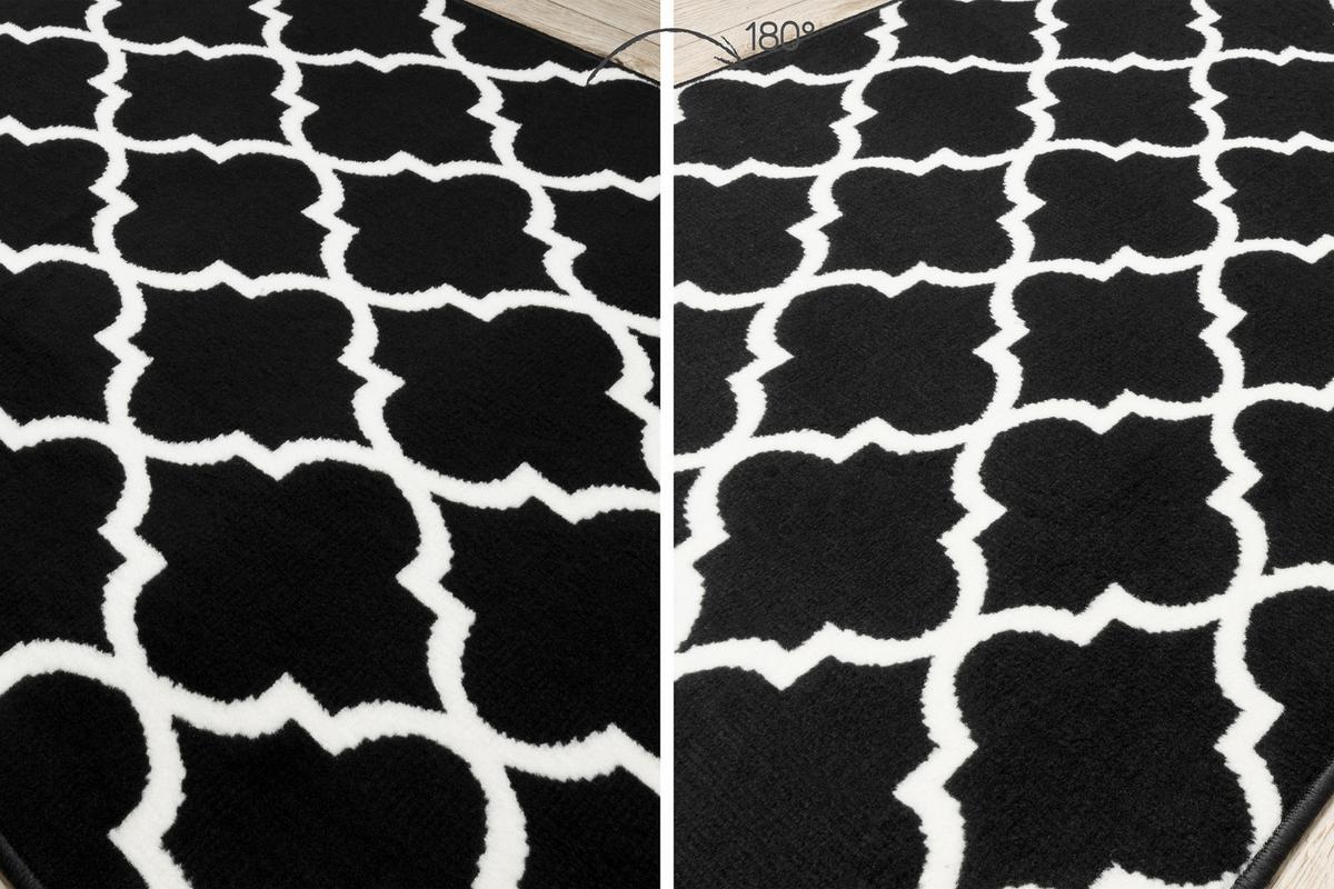 LÄUFER BCF MORAD 80/160 cm - Schwarz, Textil (80/160cm) - rugsX