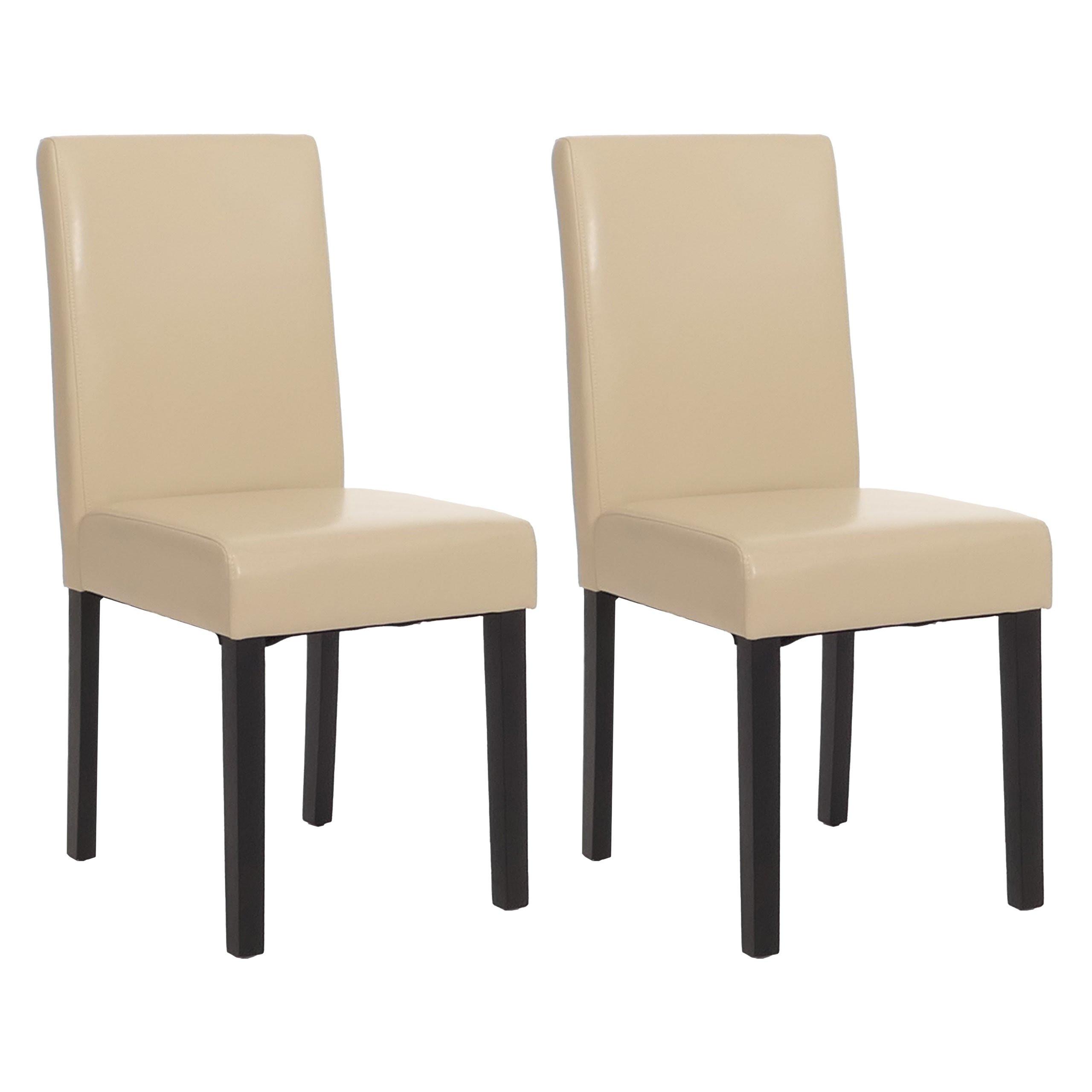 ESSZIMMERSTUHL Beige 2er-Set - Beige/Creme, Textil (43/90/56cm) - MCW