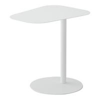 BEISTELLTISCH Nastätten - Weiß, Metall (38/50/50cm) - [en.casa]