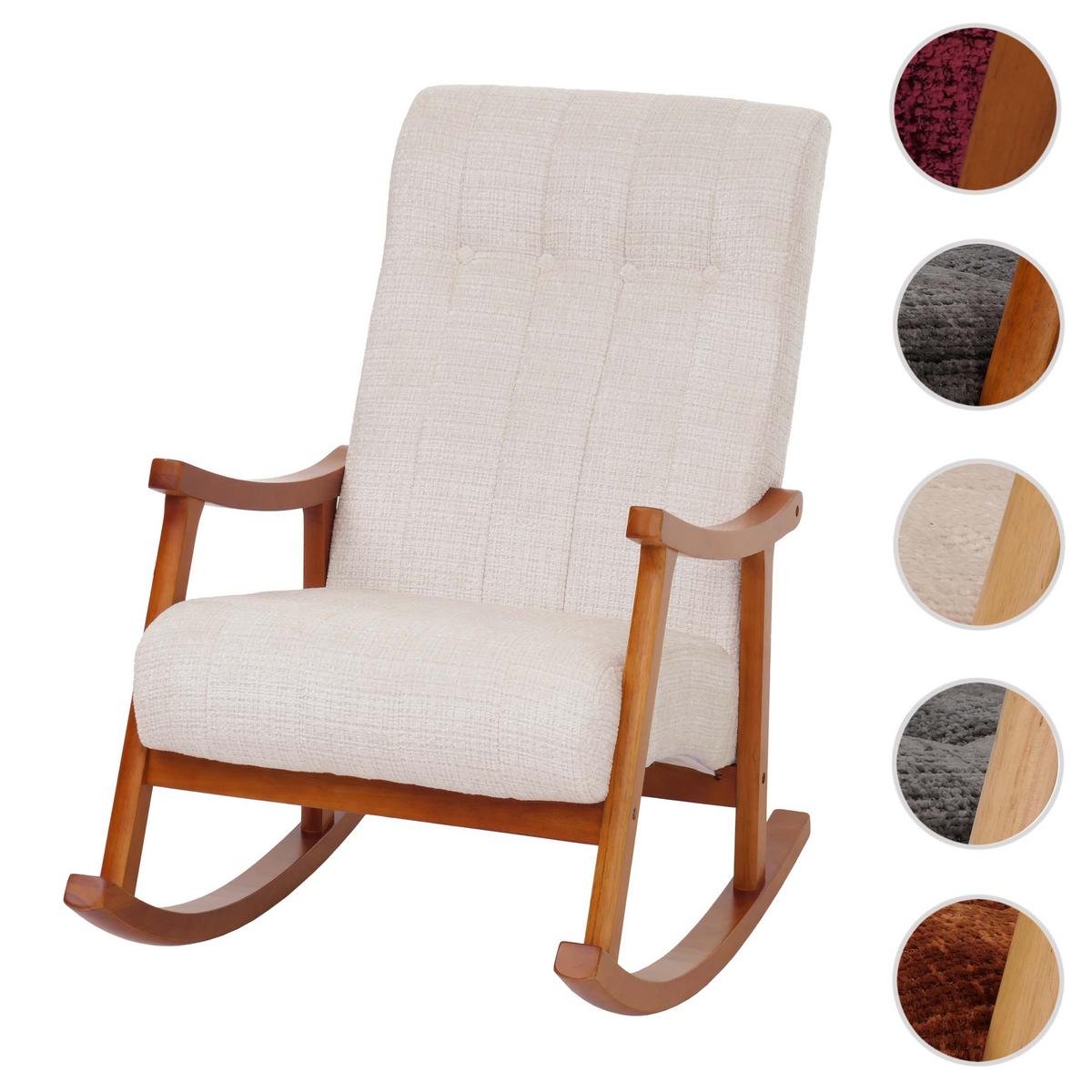SCHAUKELSTUHL Cremeweiß - Creme/Weiß, Textil (64/97/85cm) - MCW