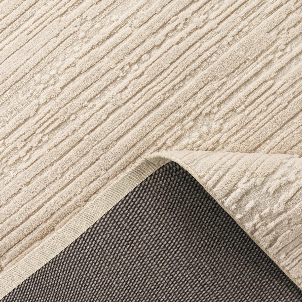 STRUKTURTEPPICH, mit Struktur, Creme, 160 x 220 cm - Beige, Textil (220/160cm) - KADIMA DESIGN