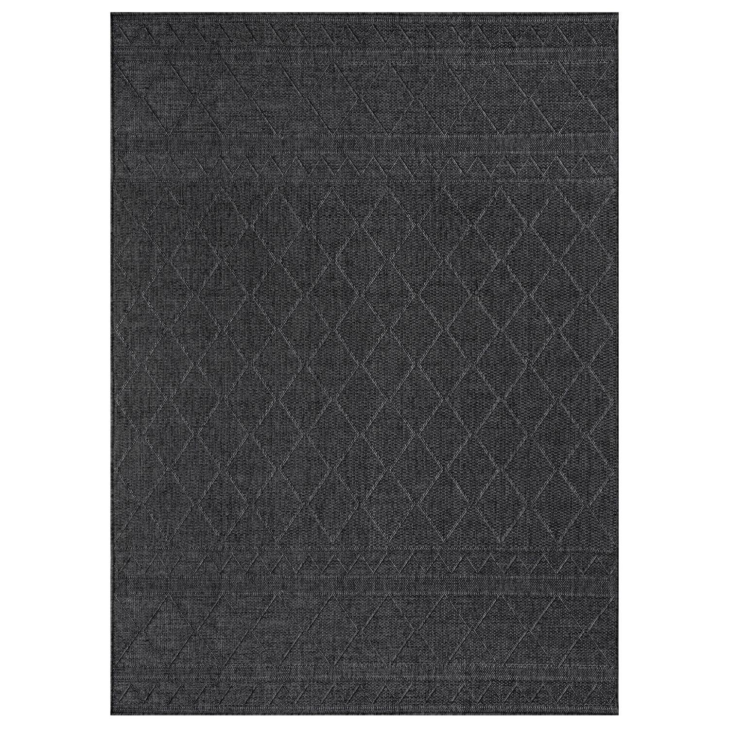 OUTDOORTEPPICH Schwarz 300 x 400 cm - Schwarz, Kunststoff (300/400cm) - TT Home