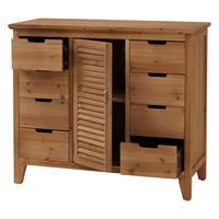 APOTHEKERKOMMODE Braun - Braun, Holz (91/80/40cm) - MCW