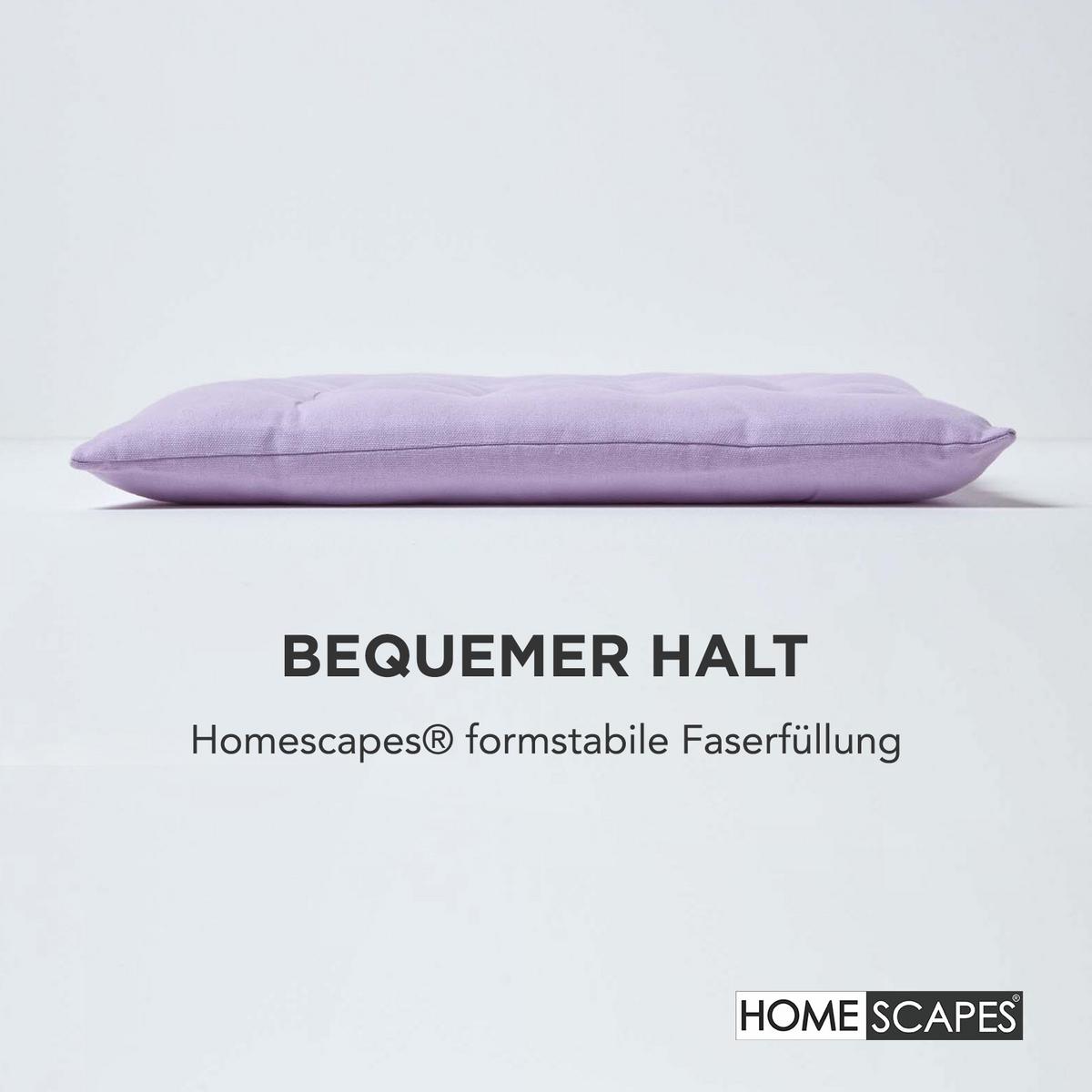 STUHLKISSEN flieder 40/40/6,5 cm - Flieder, Textil (40/40/6.5cm) - Homescapes