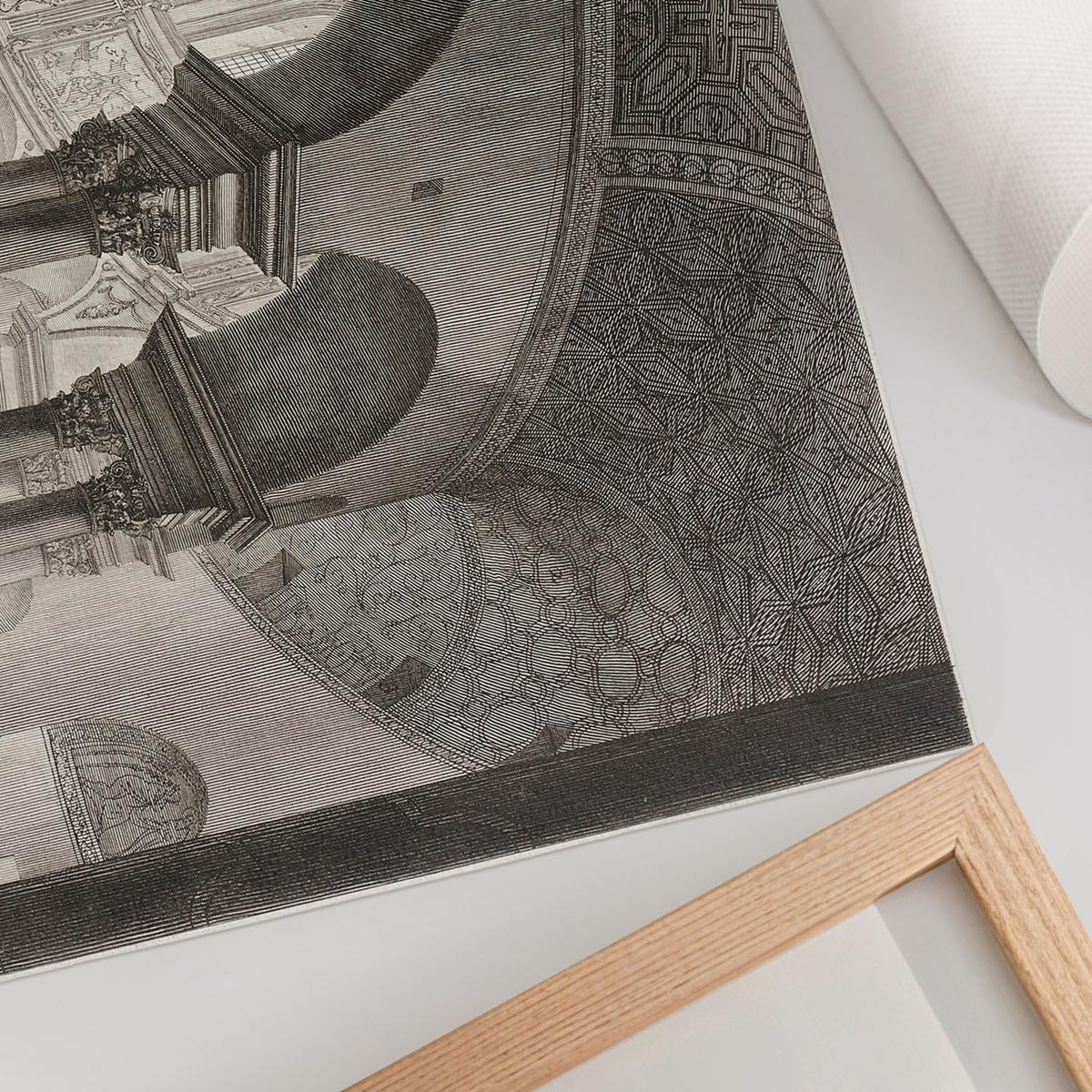 POSTER - 42x29 cm (A3) - Giovanni Battista Piranesi - Inneres des Grabes - Schwarz, Textil (42/29.7/0.1cm) - TULUP