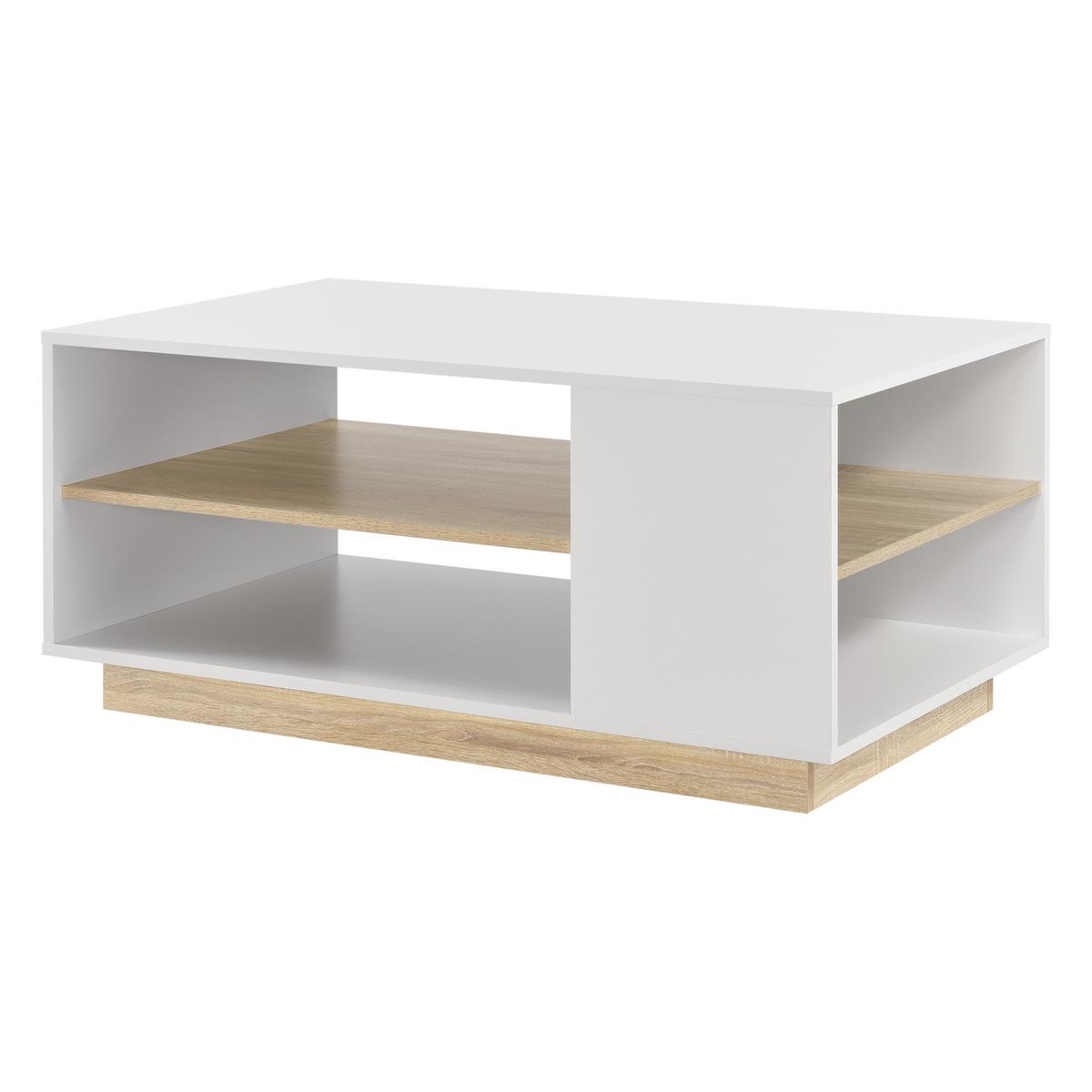 COUCHTISCH Trelleborg 100/60/46 - Eichefarben, Holzwerkstoff (60/100/46cm) - [en.casa]
