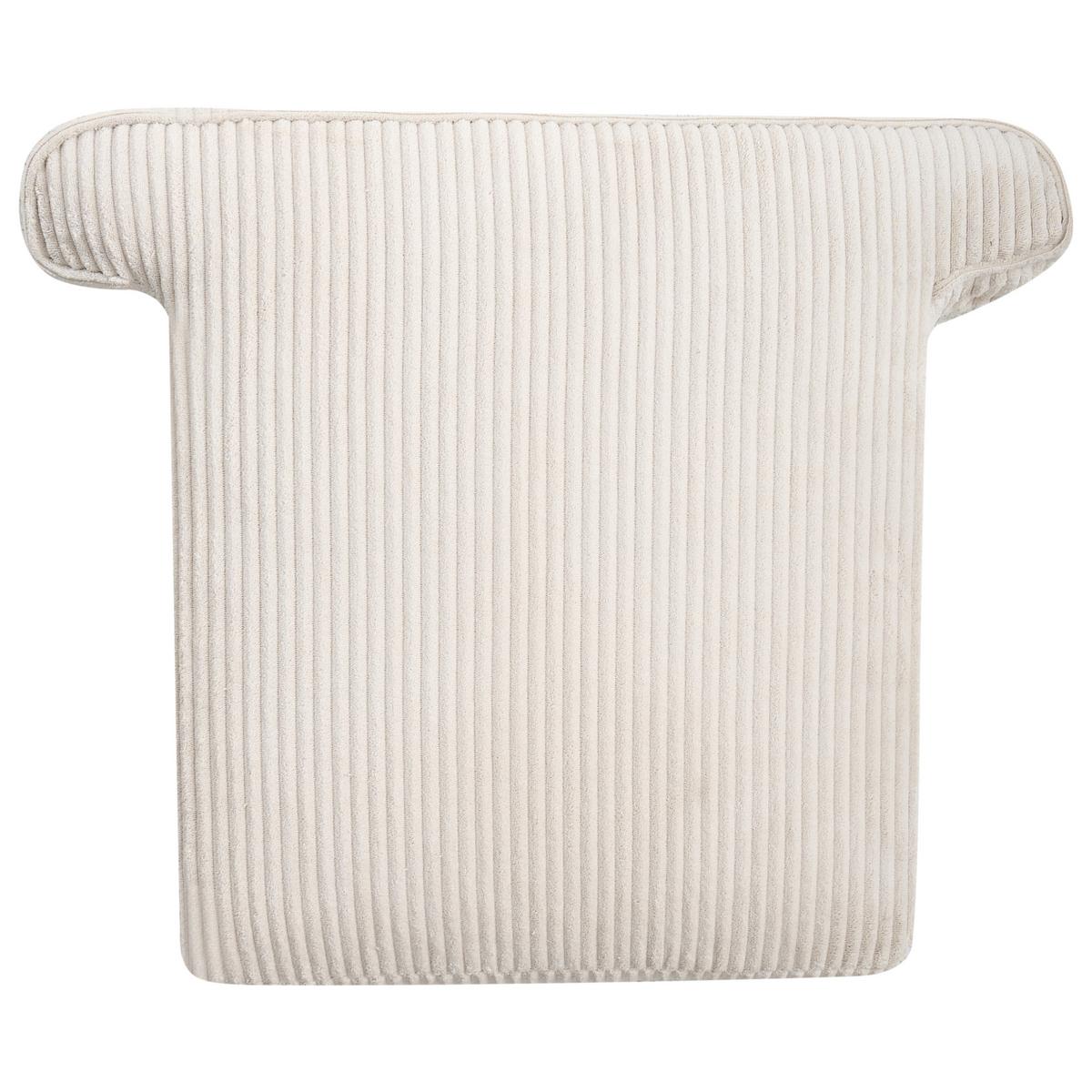 OHRENSESSEL Hellbeige Abson - Beige/Braun, Textil (64/100/65cm) - Beliani