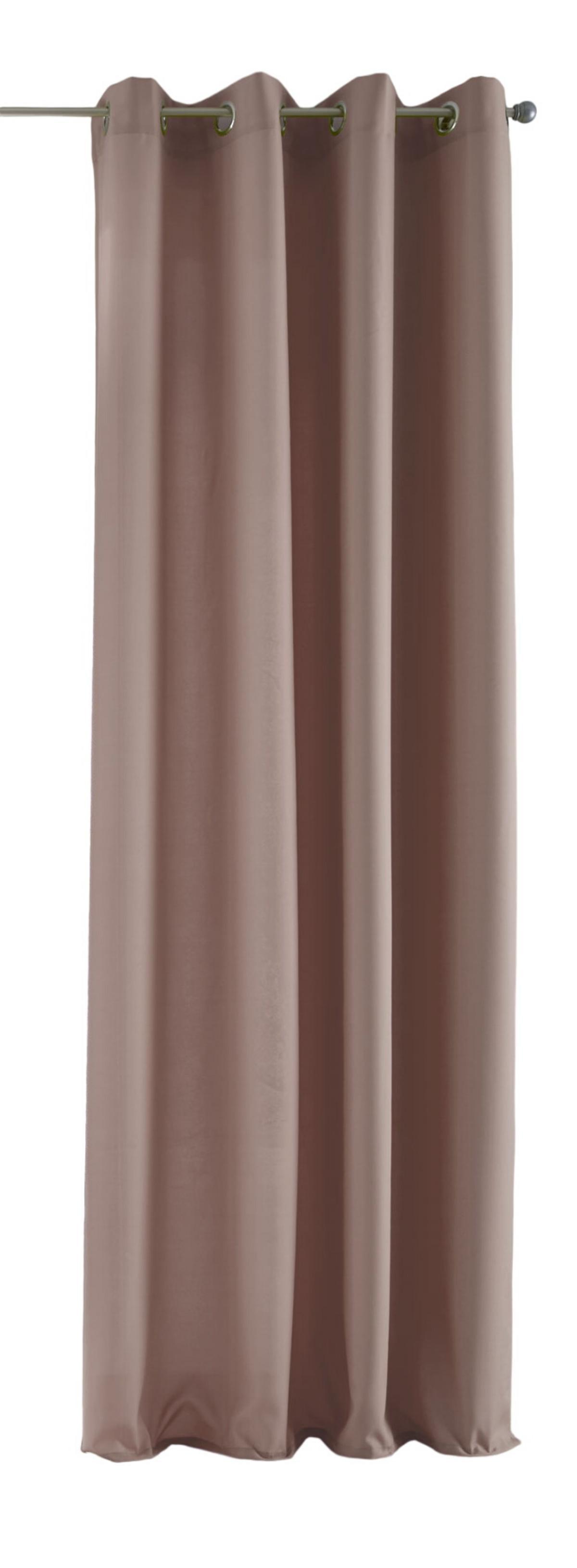 VORHANG PALERMO HxB 245x140 cm Taupe - Taupe, Textil (140/245/1cm) - Gardinenbox