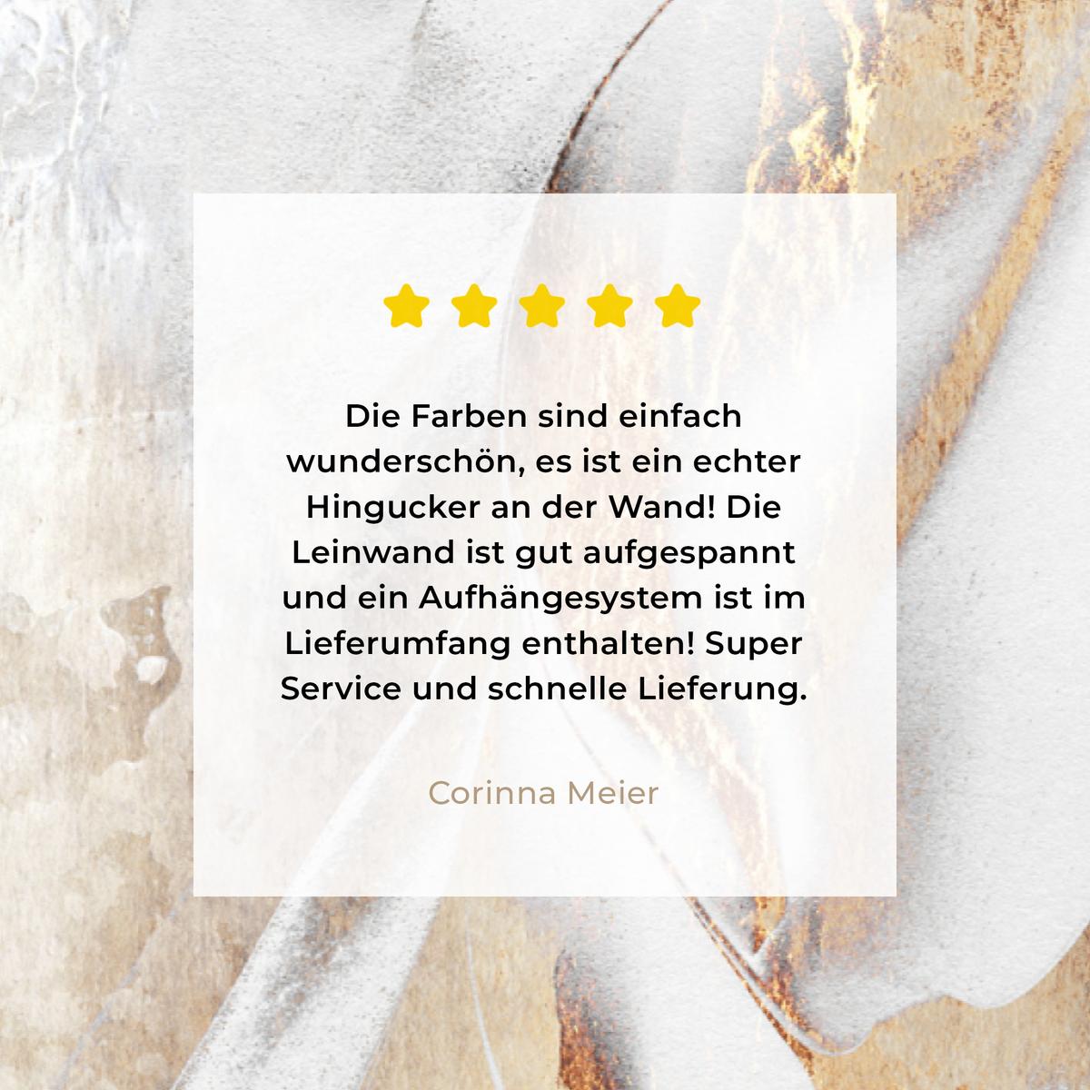 LEINWANDBILD Luxus - Abstrakt - Gold - Weiß Gemälde 60x40 cm - Goldfarben, Textil (60/40cm) - MuchoWow