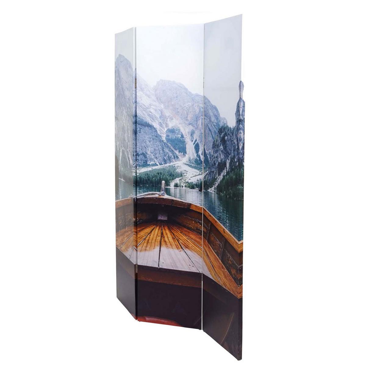 FOTO-PARAVENT Multicolor - Multicolor, Holz (121/180/2cm) - MCW