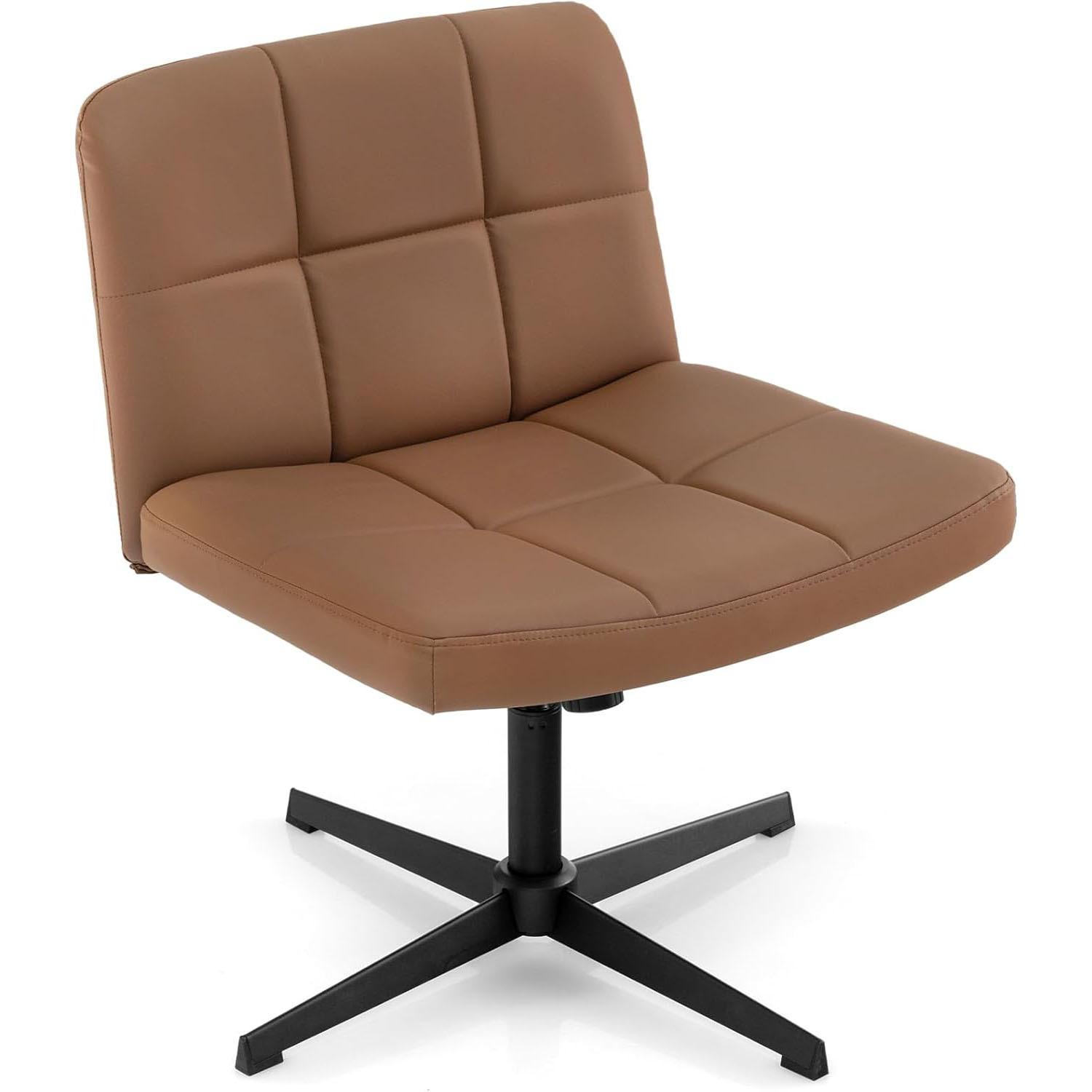 BÜROSTUHL Braun - Braun, Kunststoff (69/89/64cm) - COSTWAY
