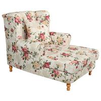 SESSEL XXL Karley Bezug Microfaser Buche natur / multi - Blaugrau, Kunststoff (103/103/149cm) - 58aufmkessel