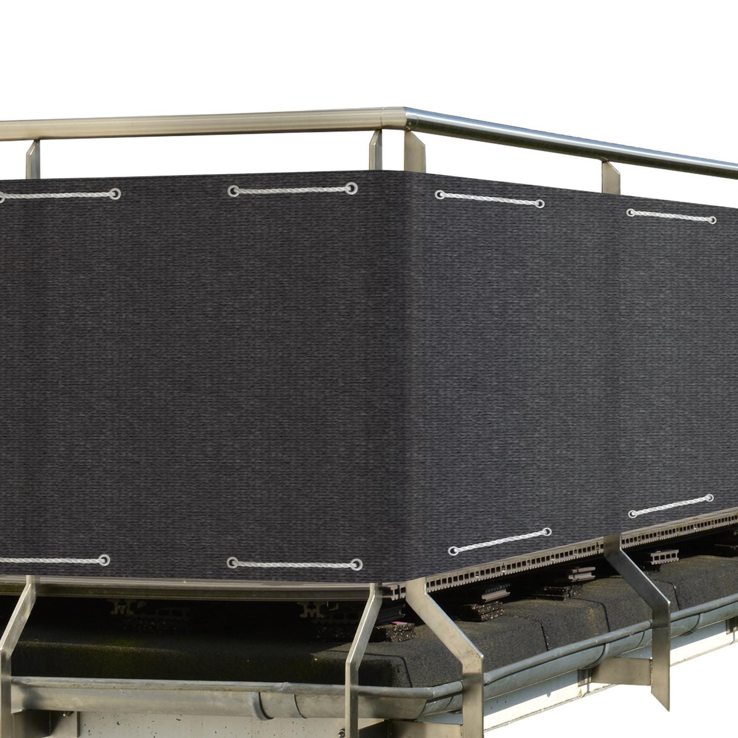 BALKONUMSPANNUNG SolVision HB2 90/300 cm Anthrazit Polyethylen - Anthrazit, Kunststoff (300/90cm) - Sol Royal