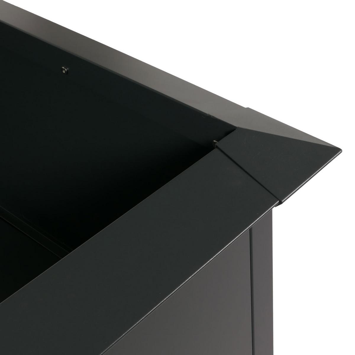 HOCHBEET SCHNECKENSCHUTZ Anthrazit - Anthrazit, Metall (110/78/110cm) - MCW