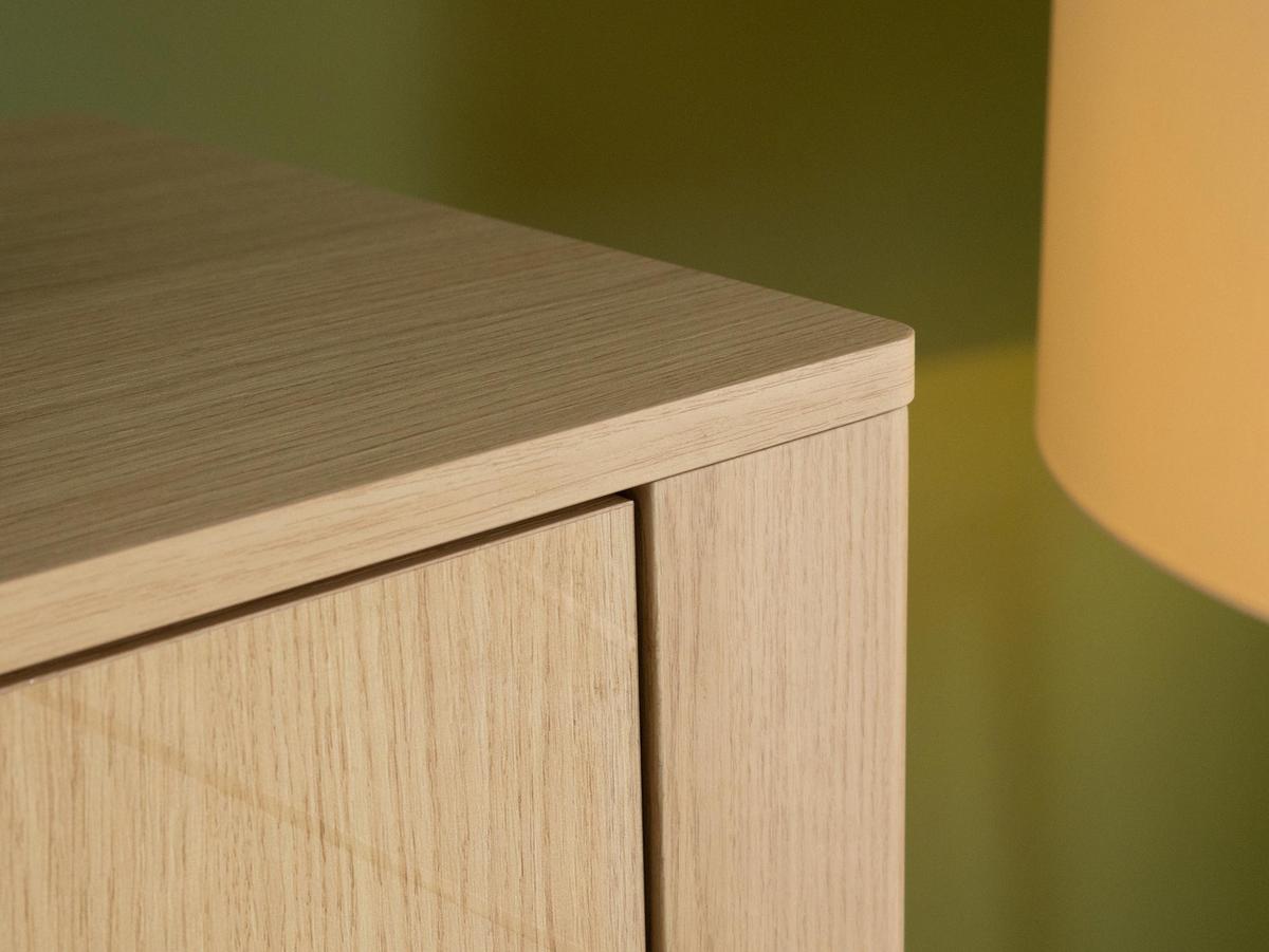 KOMMODE Malumi MM02 2D - Eichefarben/Naturfarben, Holzwerkstoff/Metall (103/96/41cm) - MIRJAN24
