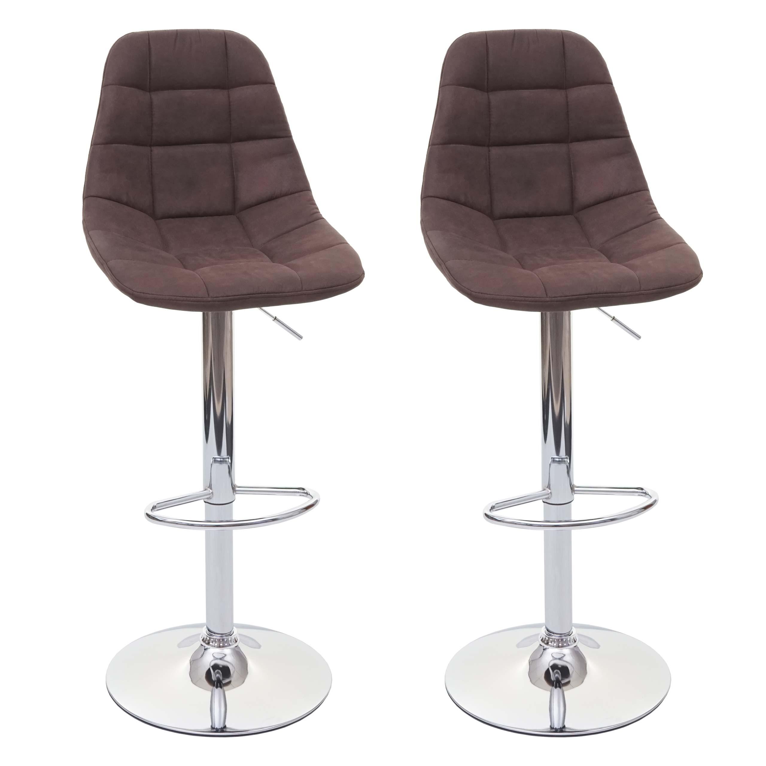 BARHOCKER Braun 2er-Set - Braun, Textil (43/115/47cm) - MCW