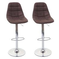 BARHOCKER Braun 2er-Set - Braun, Textil (43/115/47cm) - MCW
