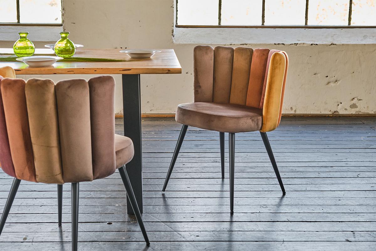 ESSZIMMERSTUHL JADA Braun Velvet (1er-Set) - Braun, Kunststoff/Textil (59/86/55cm) - KAWOLA
