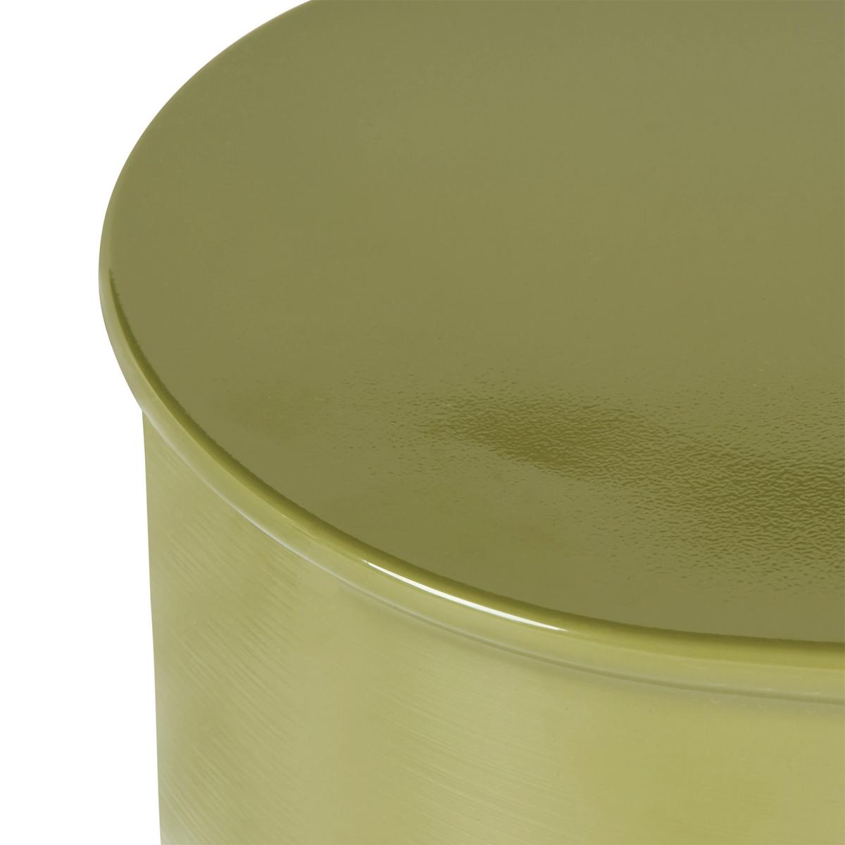 BEISTELLTISCH Metall Olivgrün Letta - Grün, Metall (31/31/47cm) - Beliani
