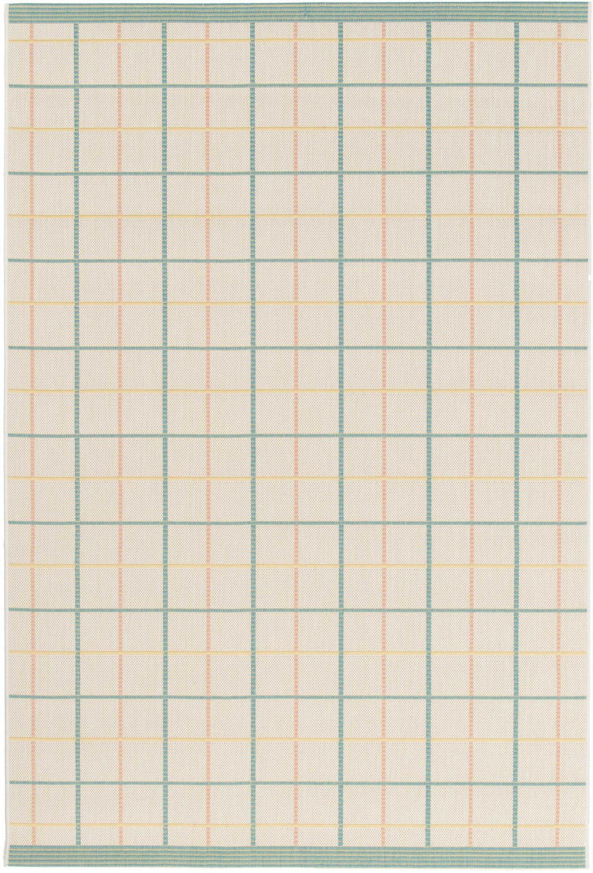 OUTDOORTEPPICH In Pastelltönen Manila 120/170 cm - Pastellblau/Pastellgrün, Textil (120/170cm) - Atticgo