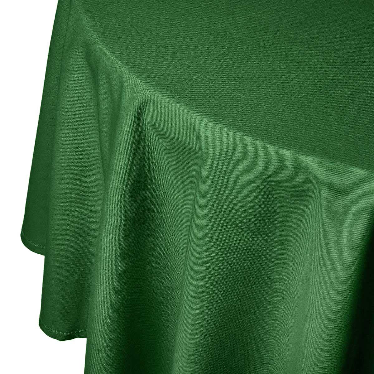 Homescapes TISCHDECKE dunkelgrün rund 178 cm, 100% Baumwolle online kaufen ➤ mömax