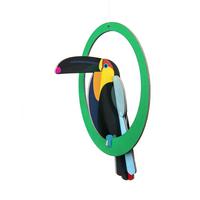 WANDSKULPTUR Bunt 10/2 cm - Multicolor, Wellpappe (0.07/2/14cm) - Studio Roof