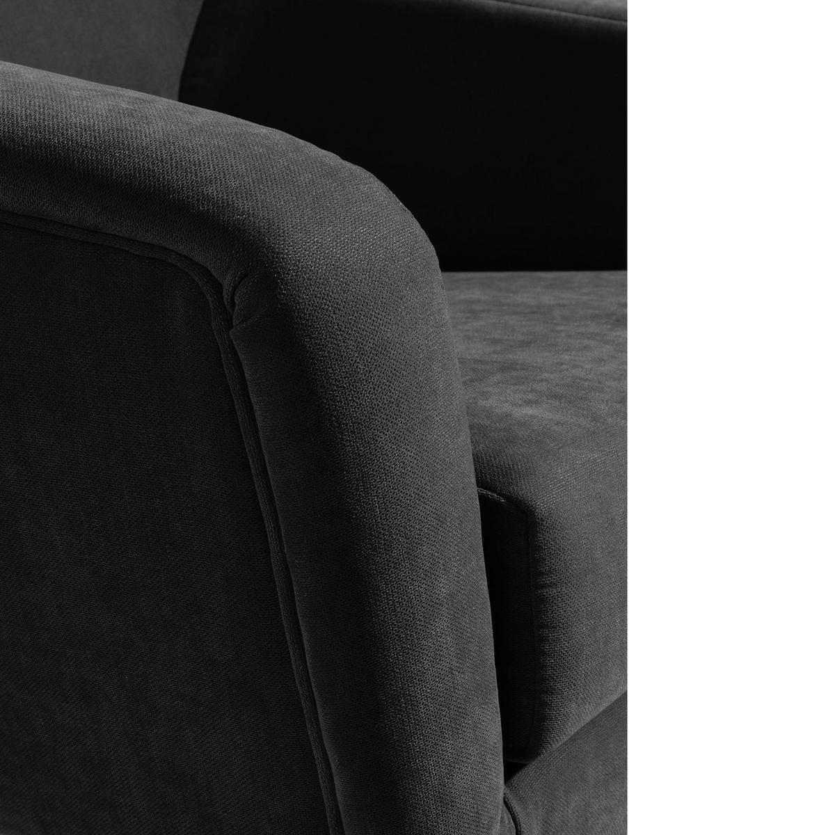 SESSEL Kachka Bezug Veloursstoff Buche natur / schwarz - Schwarz, Kunststoff (71/81/67cm) - 58aufmkessel