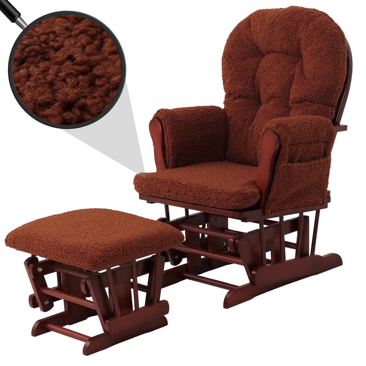 RELAXSESSEL Rotbraun, Braun - Rotbraun/Braun, Textil (74/105/72cm) - MCW