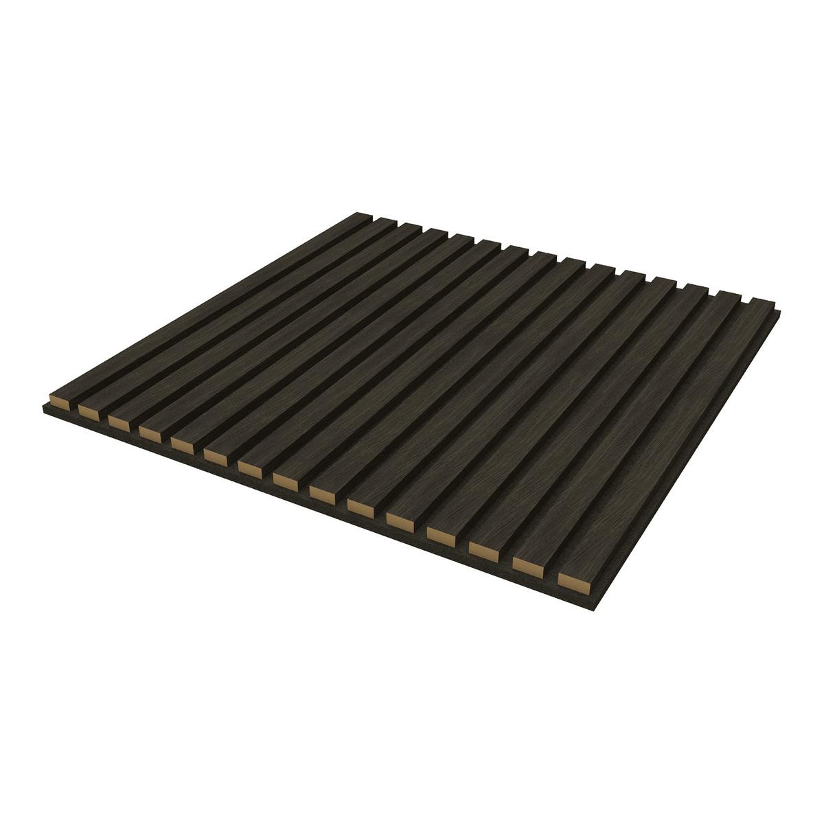 AKUSTIK WANDPANEEL-SET Vang 4-TLG. II - Silbereichenfarben, Holzwerkstoff/Kunststoff (60/60/2.1cm) - NEU.HOLZ