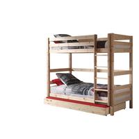 ETAGENBETT Karolina 210x161x105 aus Massivholz in natur - Kieferfarben, Holz (90/200cm) - 58aufmkessel