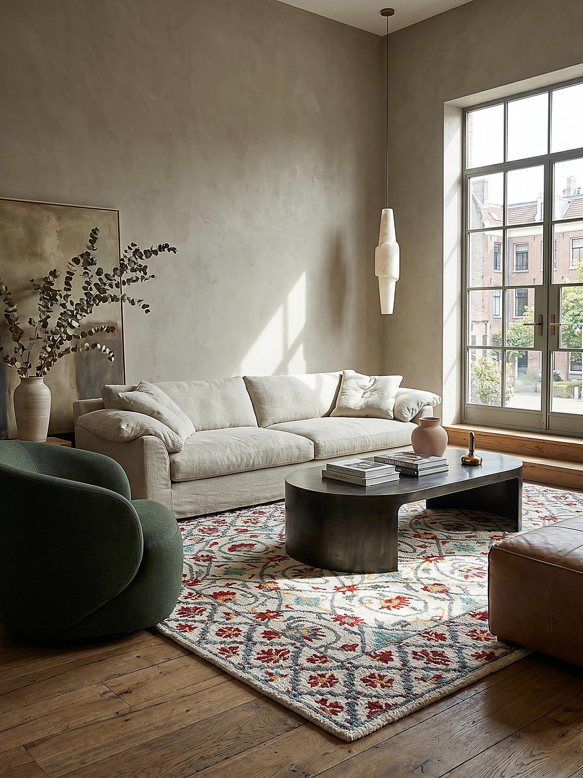 WOLLTEPPICH SOAR, orientalisch, Rot-Blau, 160 x 230 cm - Rot, Textil (230/160cm) - KADIMA DESIGN