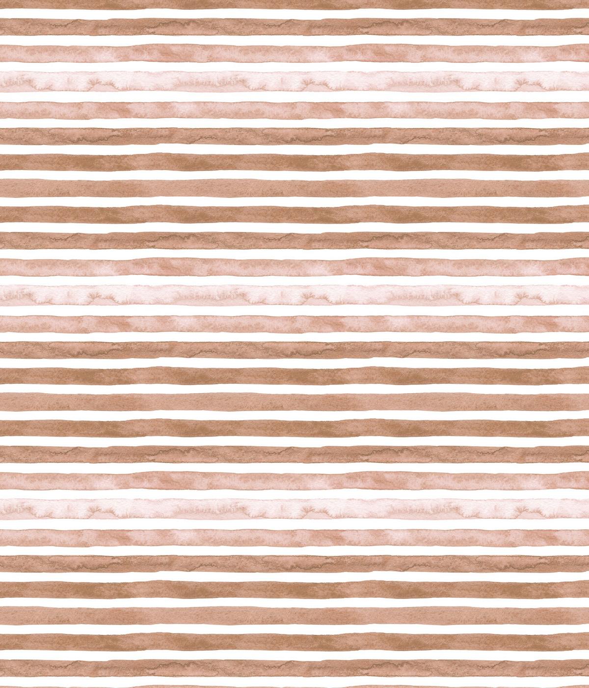 VERDUNKELUNGSROLLO 120x140 cm Braun bemalte Streifen - Braun, Textil (120/140cm) - TULUP