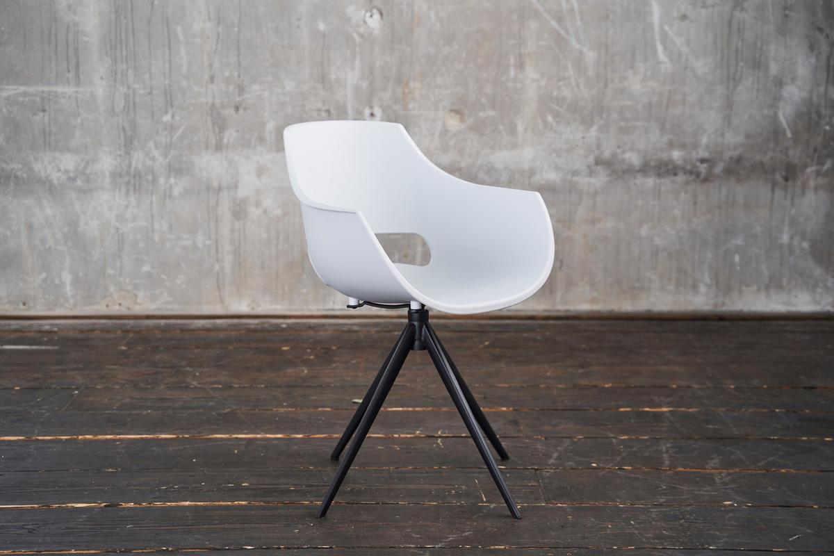 DREHSTUHL ZAJA Beige Kunststoff Drehbar (360°) (1er-Set) - Beige/Weiß, Kunststoff (57/85/59cm) - KAWOLA