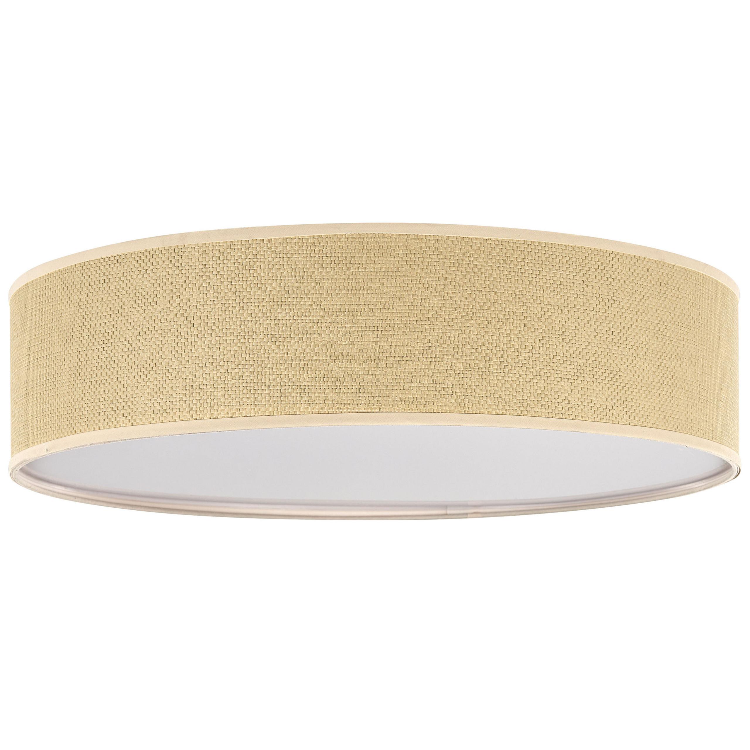 DECKENLEUCHTE Magno 60/60/15 cm - Naturfarben, Kunststoff (60/60/15cm) - Beliani