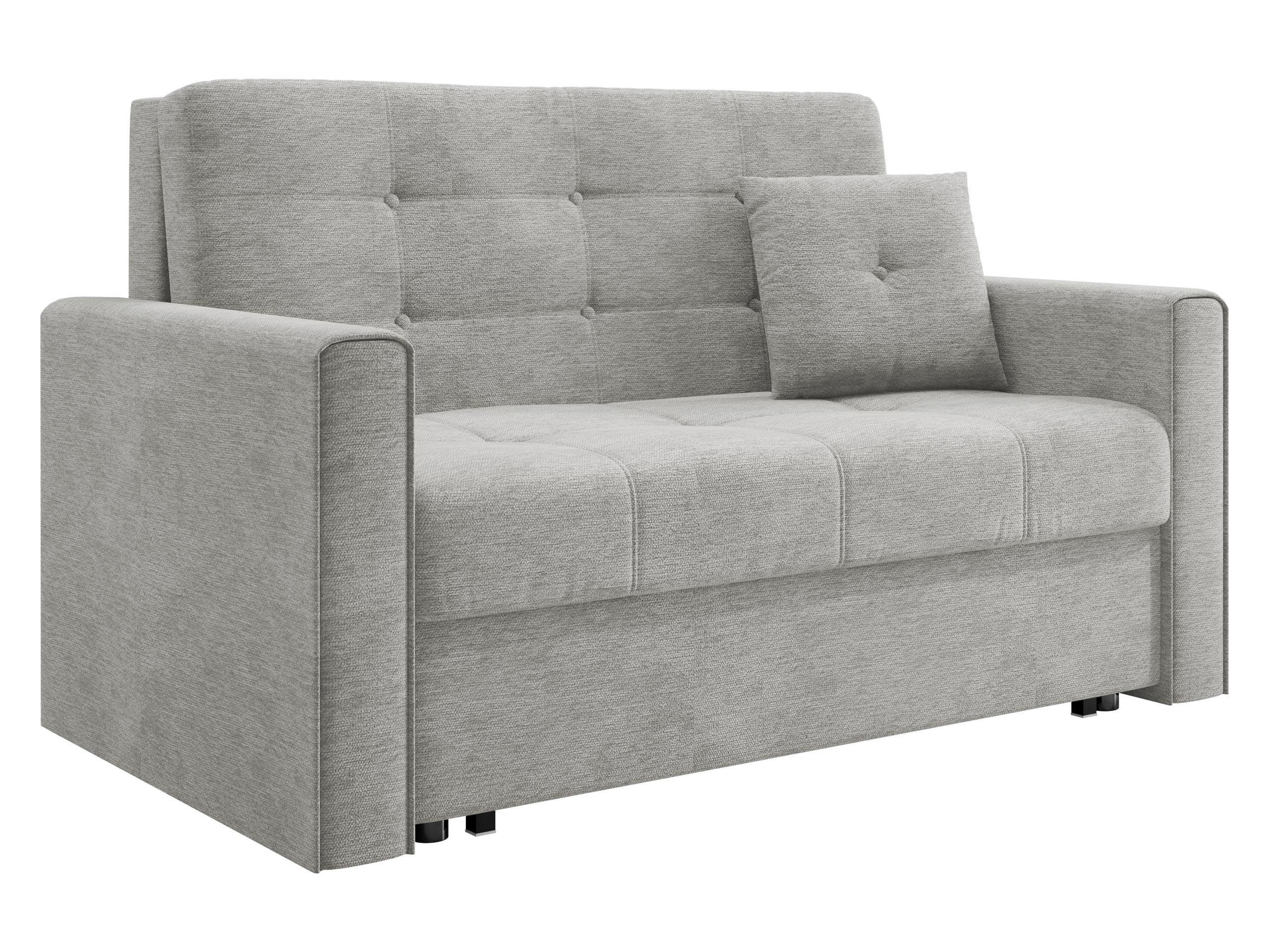 SCHLAFSOFA Viva Lux II - Hellgrau, Holz/Textil (133/85/98cm) - MIRJAN24