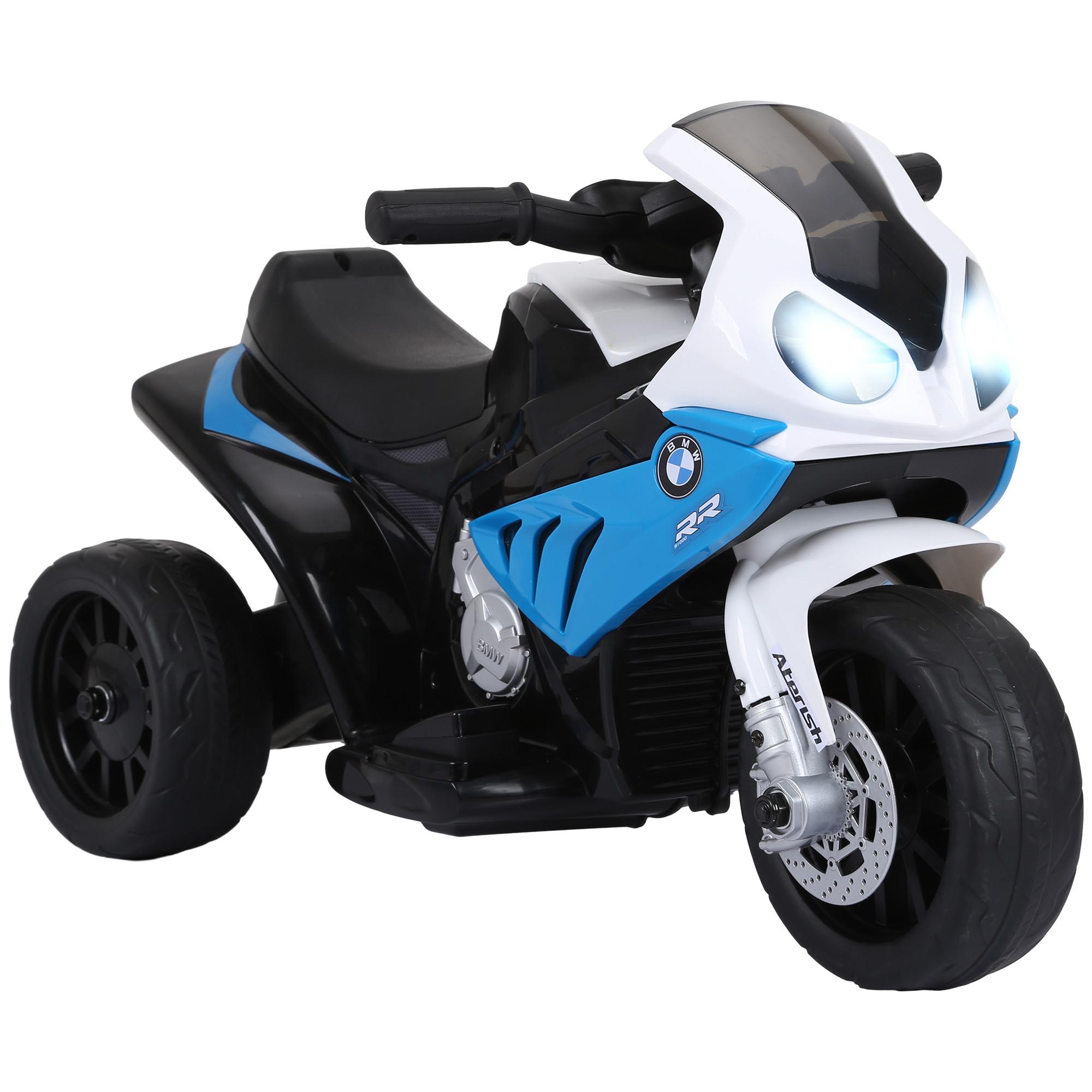 ELEKTRO-MOTORRAD Kunststoff Metall Blau - Blau, Kunststoff (66/37/44cm) - HOMCOM
