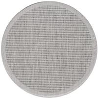 TEPPICH Outdoor DAFNE in Grau, einfarbig, Ø 200 cm - Grau, Textil (200/200cm) - KADIMA DESIGN
