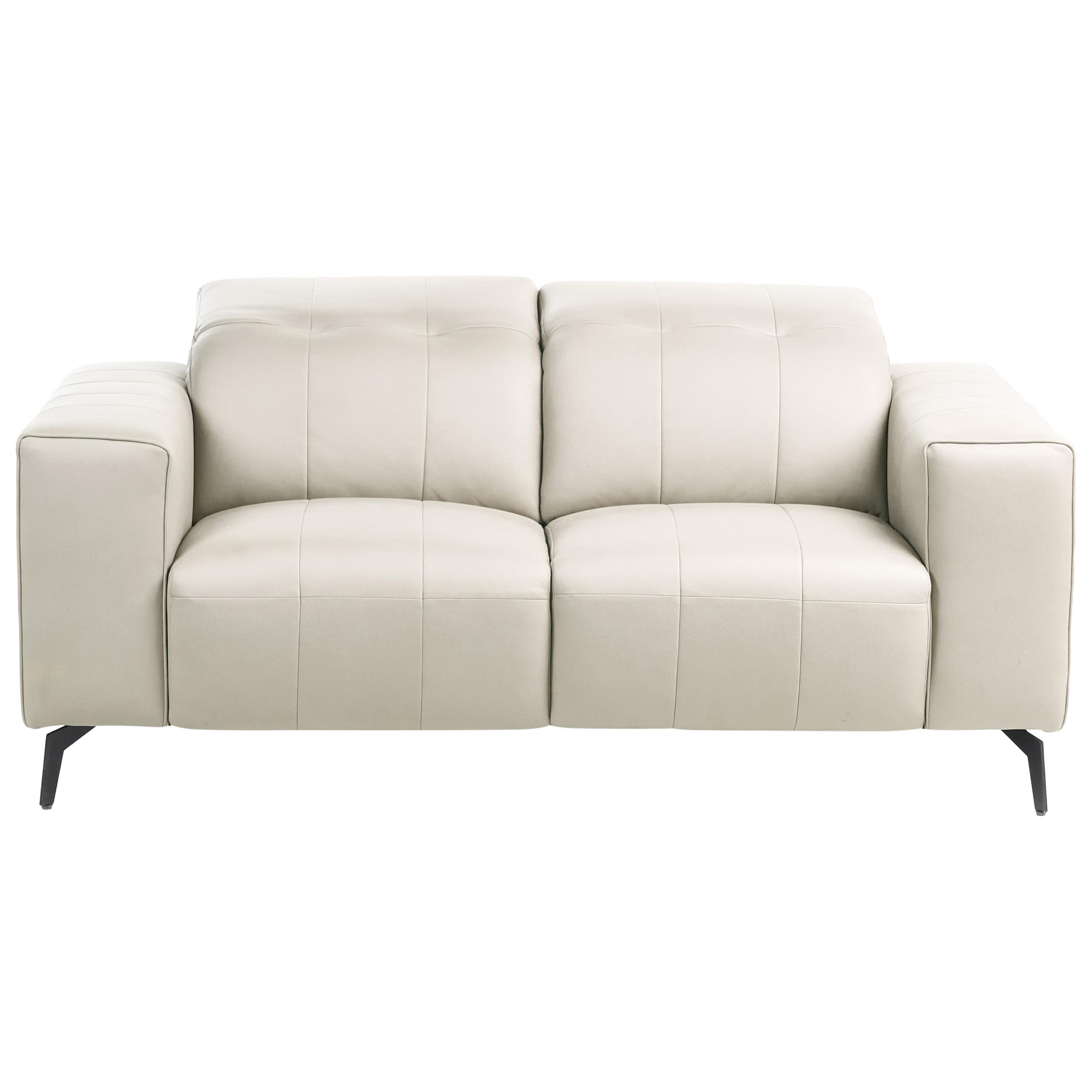 2-SITZER-SOFA Stoff Hellbeige Ommel - Beige, Textil (172/80/102cm) - Beliani