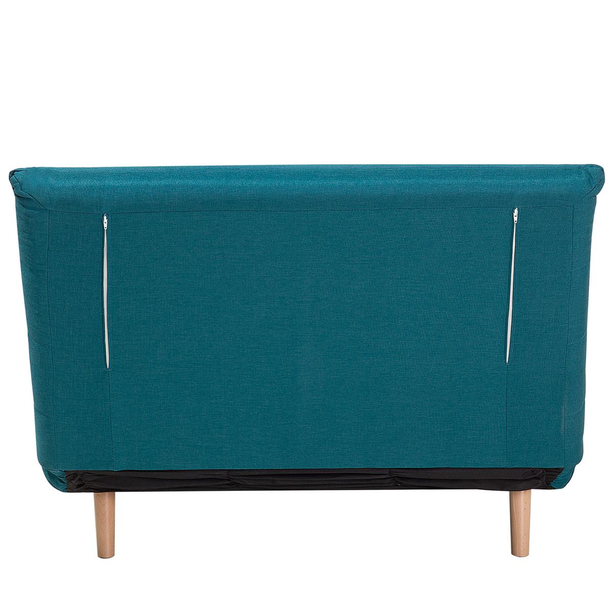 1-SITZER-SCHLAFSOFA Polyester Blau Setten - Hellblau, Textil (104/82/190cm) - Beliani