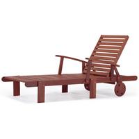 SONNENLIEGE tokyo Braun - Braun, Metall (74/80/193cm) - Habitat Garten