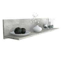 WANDREGAL Skadu Beton Oxid Optik - Hellgrau, Holzwerkstoff (97.5/18.5/18.5cm) - Vladon