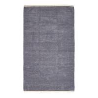 HANDWEBTEPPICH Chenille 110/170 cm - Dunkelgrau, Textil (110/170cm) - Homescapes