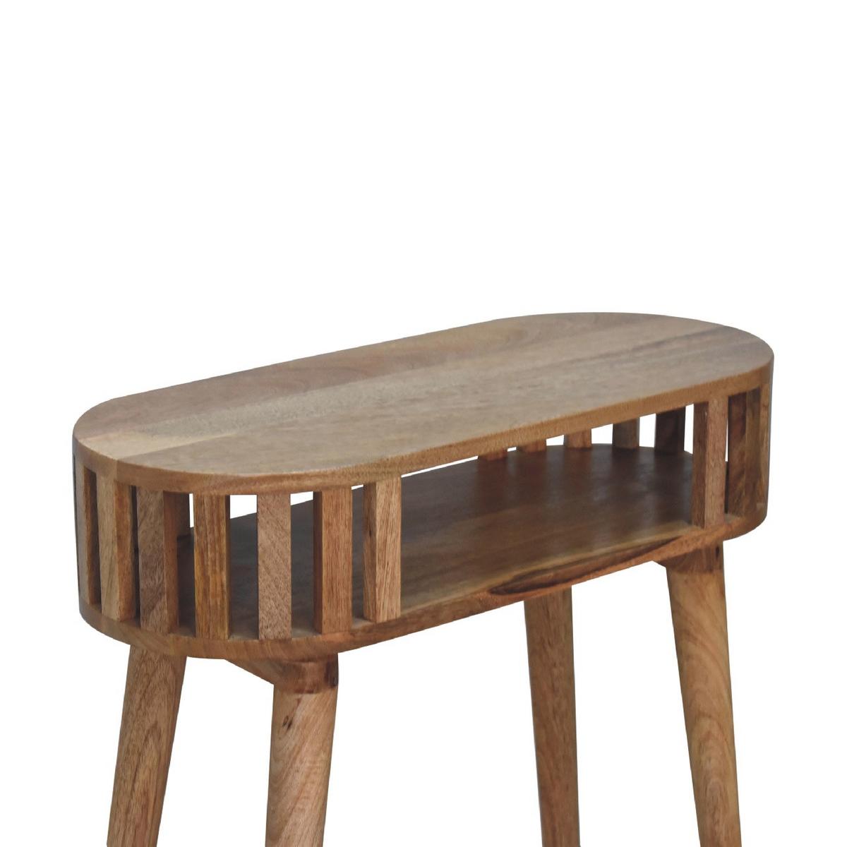 KONSOLE Ariella, Offenes Regal, Beige - Beige, Holz (30/70/80cm) - Artisan Furniture