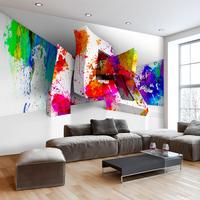 SELBSTKLEBENDE FOTOTAPETE 147/105 cm - Multicolor/Weiß, Kunststoff/Textil (147/1cm) - KUNSTLOFT