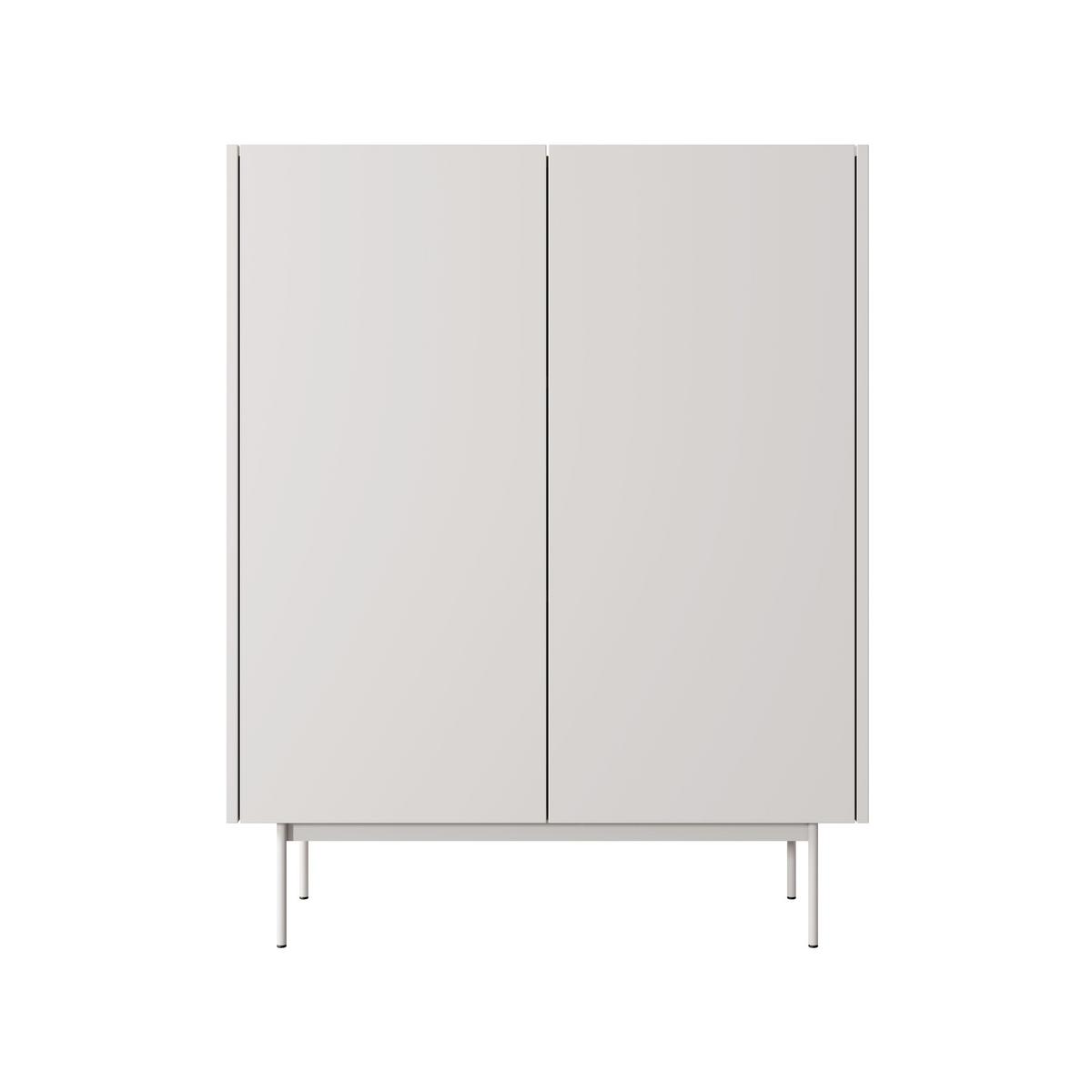 HIGHBOARD COLORE 97/122/37 cm mit 2 Türen Kaschmir - Kaschmir, Holzwerkstoff (97/122/37cm) - MASSENO