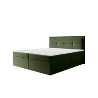 BOXBETT Degna - Grün, Holzwerkstoff/Textil (180/200cm) - Fun Möbel