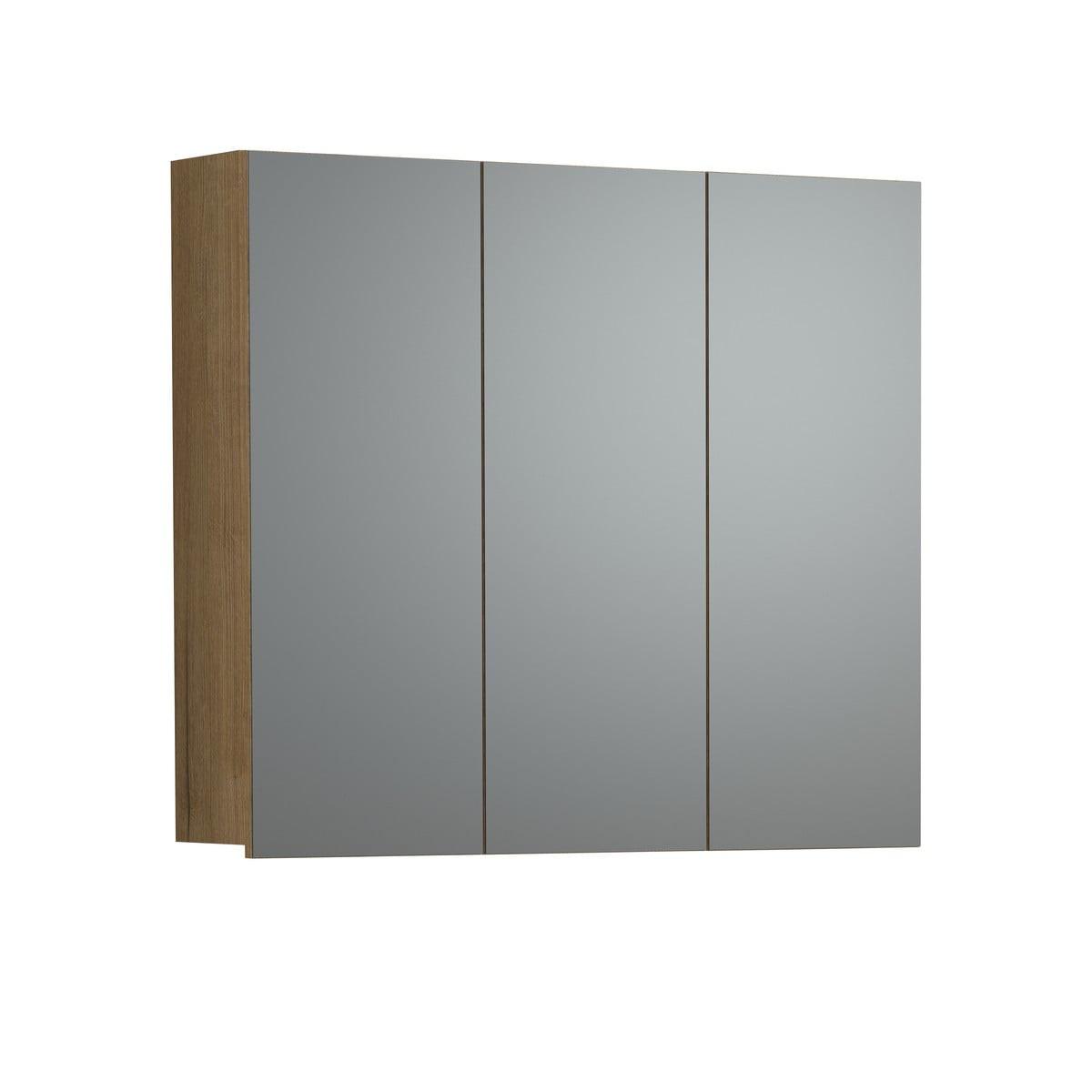 SPIEGELSCHRANK PureBliss Eiche Dekor - Eichefarben, Holzwerkstoff (90/80/20cm) - Trendteam